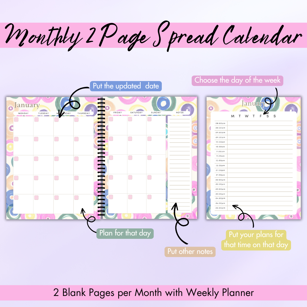 Digital Social Media Planner – Printable & Editable | Organize, Track & Grow Your Online Presence