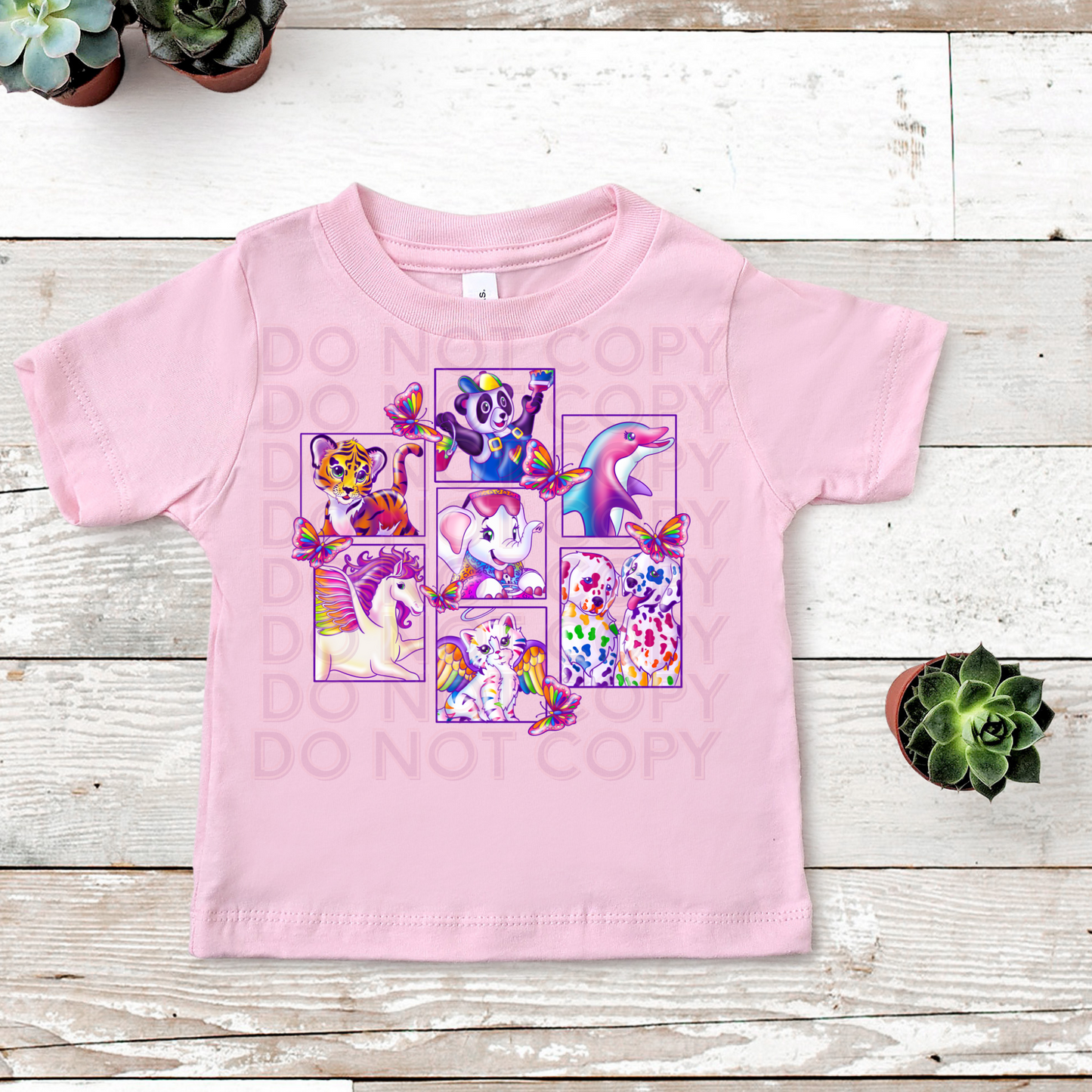 90s Vibes LF Toddler DTF Tee Grape Vine Wholesale