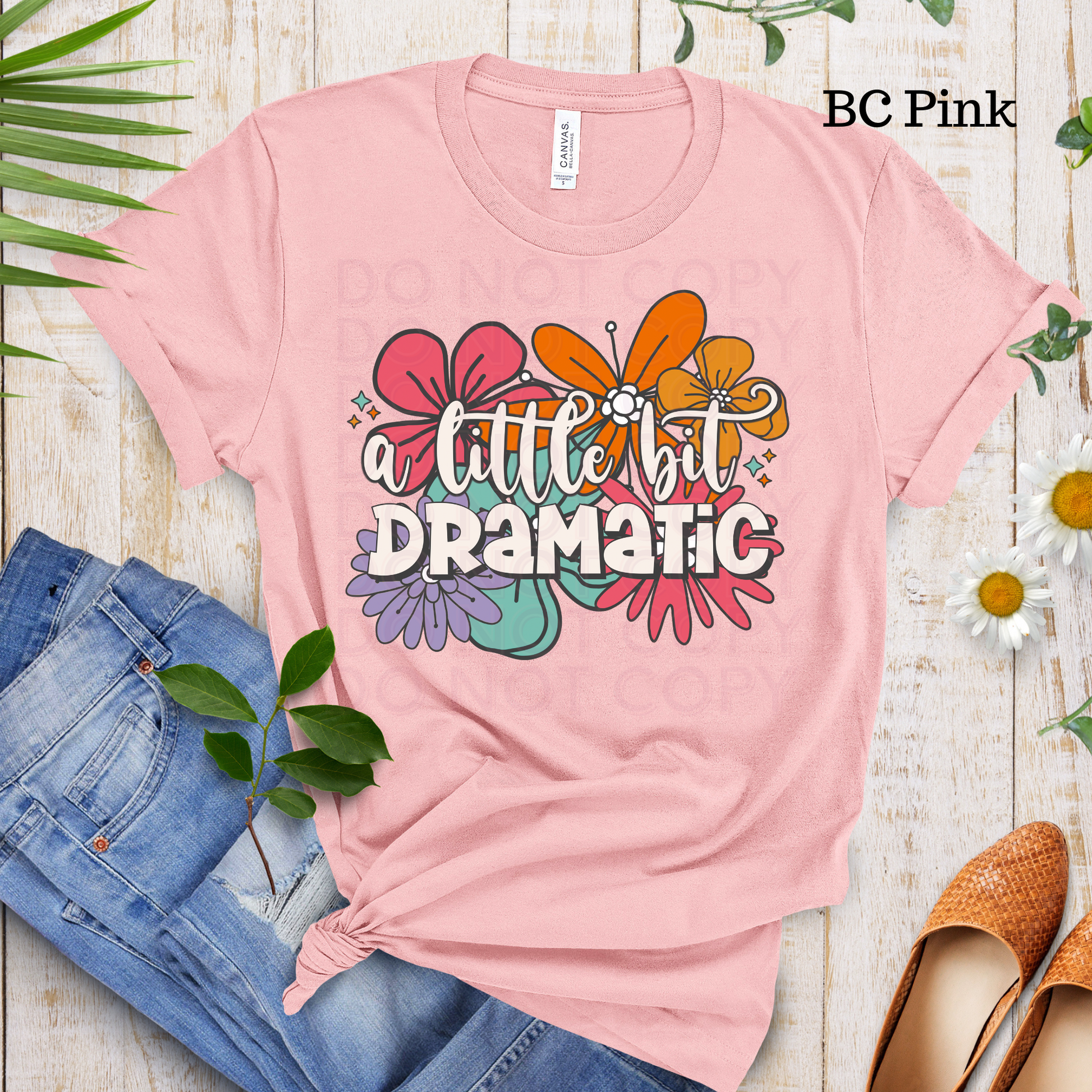 A Little Bit Dramatic Short Sleeve Tee Grape Vine Wholesale