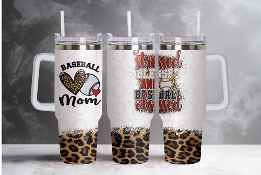 Baseball Mom 40oz tumbler Grape Vine Wholesale