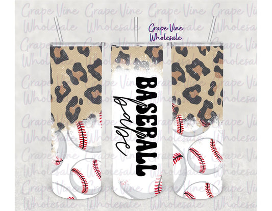 Baseball babe 20oz Skinny Tumbler Grape Vine Wholesale