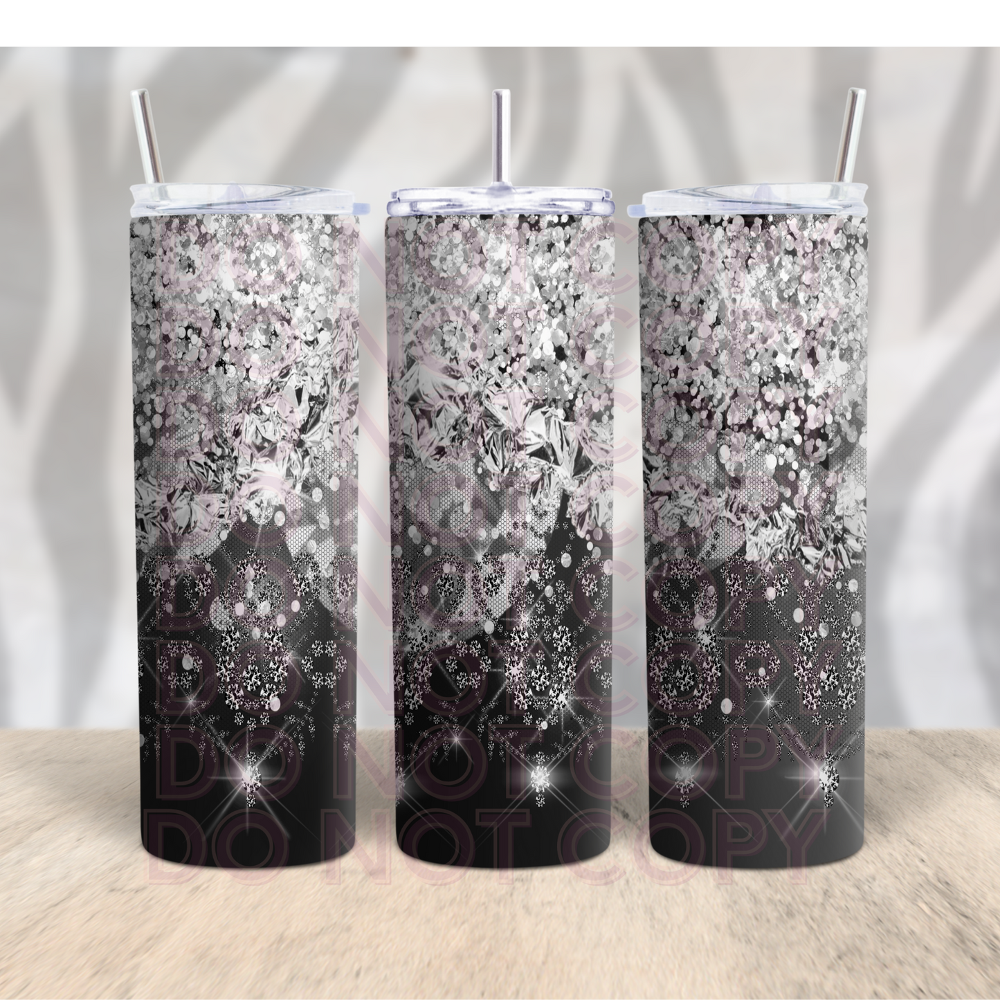 Black Luxxe 20oz Skinny Tumbler Grape Vine Wholesale