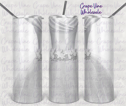 Bride & Boujee 20oz Skinny Tumbler Grape Vine Wholesale