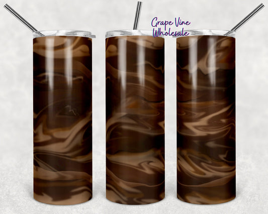 Coffee Cream Milky Way 20oz Skinny Tumbler Grape Vine Wholesale