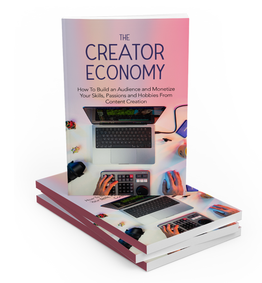 Cracking the Creator Economy: Beginner's Guide to Building and Monetizing Social Media E-Book Grape Vine Wholesale