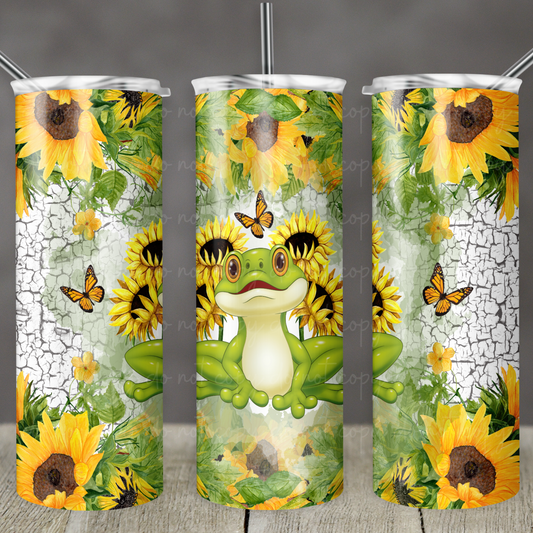 Cute Frog 20oz Skinny Tumbler Grape Vine Wholesale