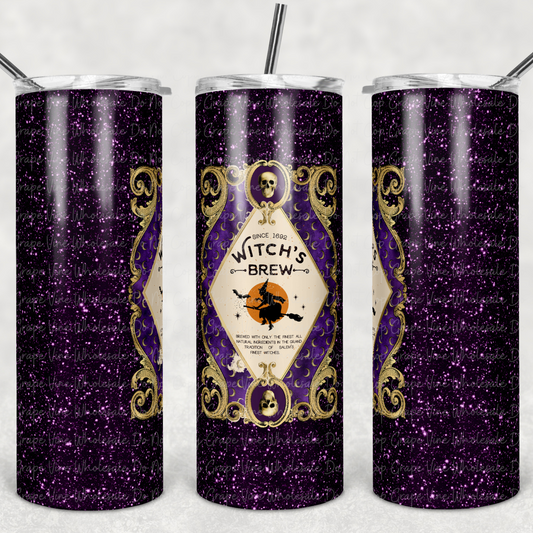 Dark Witch's Brew 20oz Skinny Tumbler Grape Vine Wholesale