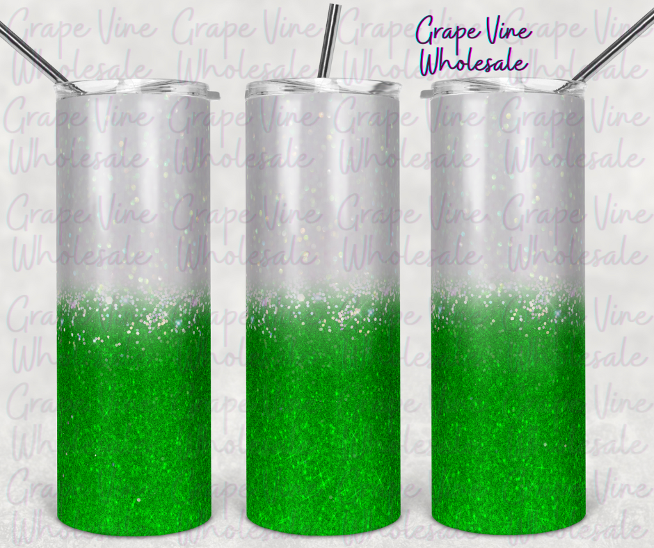 Edgy Green 20oz Skinny Tumbler Grape Vine Wholesale