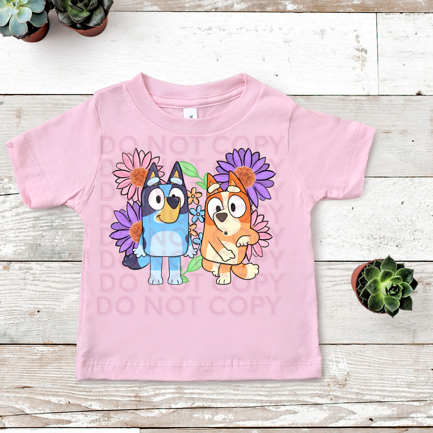 Floral Heeler Sisters Youth DTF Tee Grape Vine Wholesale