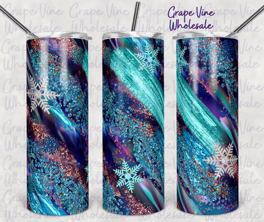 Flurry Night Milky Way 20oz Skinny Tumbler Grape Vine Wholesale