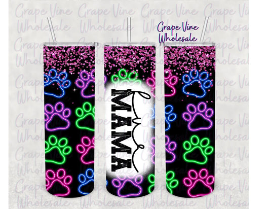 Furever Mama 20oz Skinny Tumbler Grape Vine Wholesale