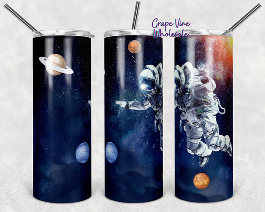 Get Outer My Space 20oz Skinny Tumbler Grape Vine Wholesale