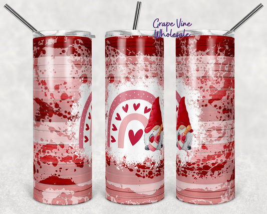 Gnome Love Like Yours 20oz Skinny Tumbler Grape Vine Wholesale