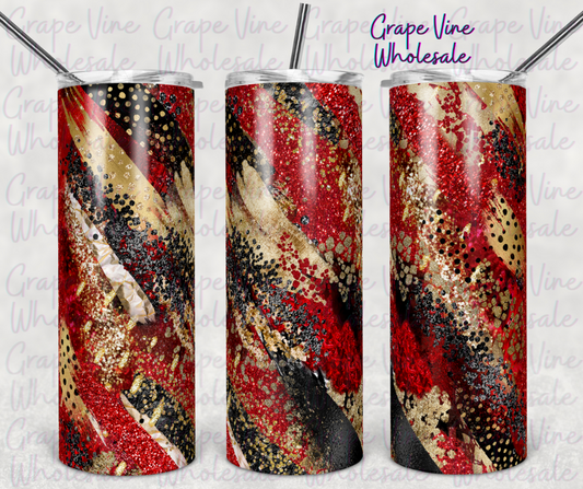 Golden Christmas Milky Way 20oz Skinny Tumbler Grape Vine Wholesale