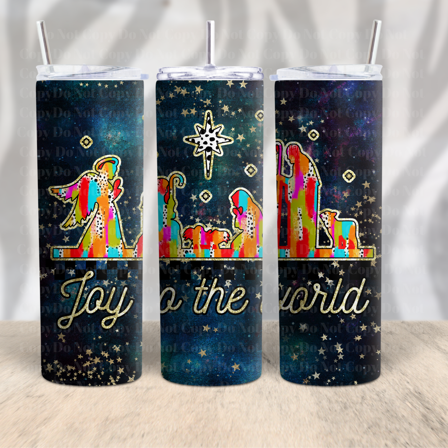 Joy to the World (Christmas 2024) 20oz Skinny Tumbler