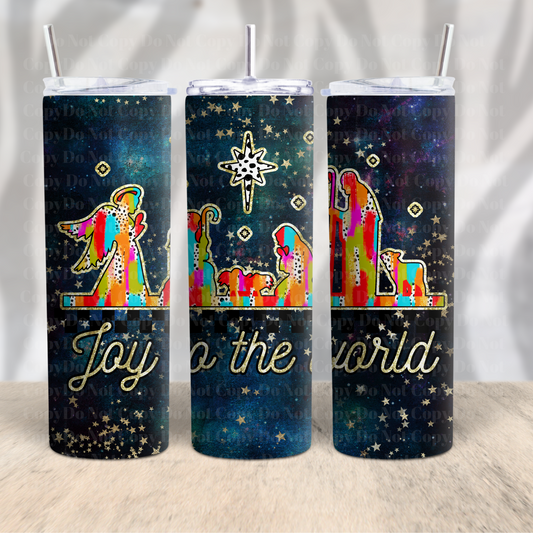 Joy to the World (Christmas 2024) 20oz Skinny Tumbler