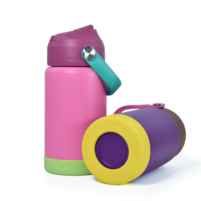 12oz Powder Coated Water Bottle for Kids