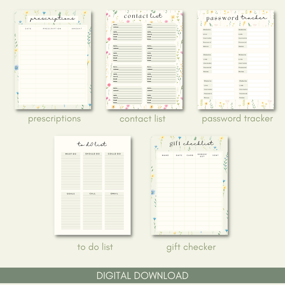 Floral Business Planner