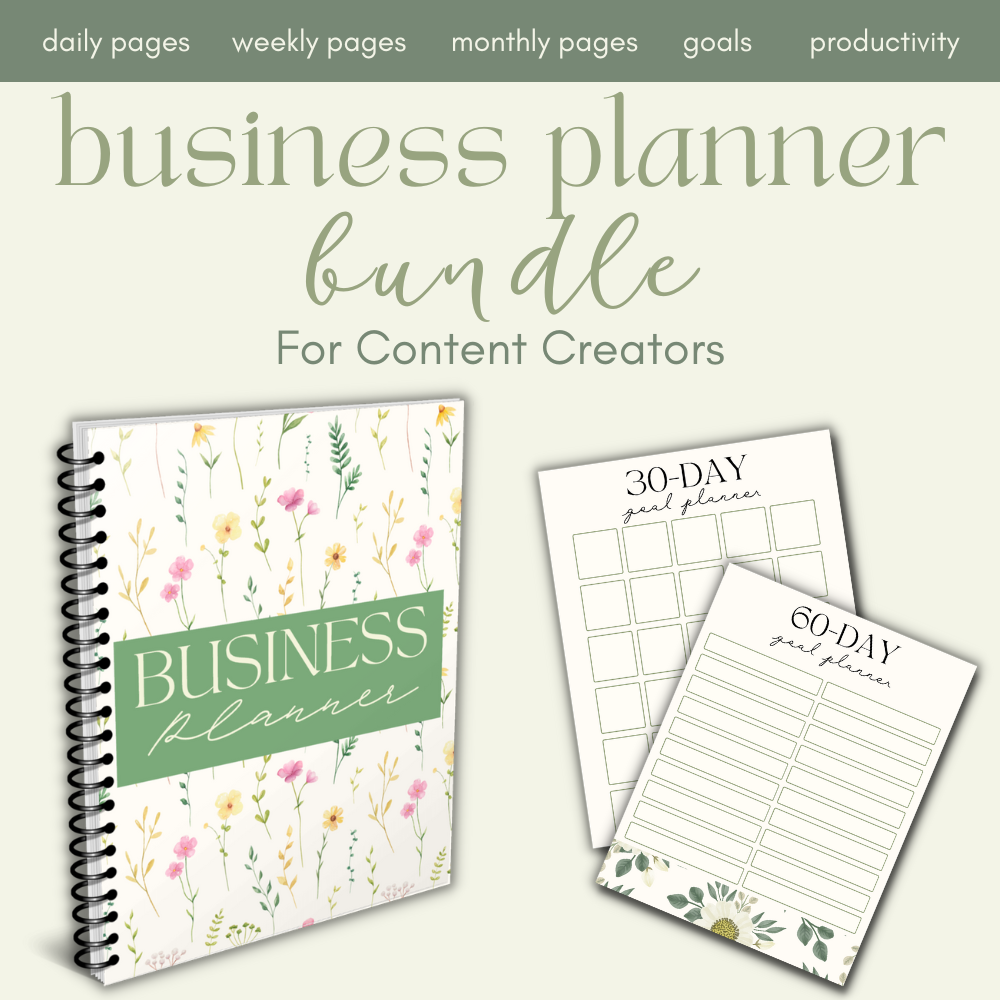 Floral Business Planner