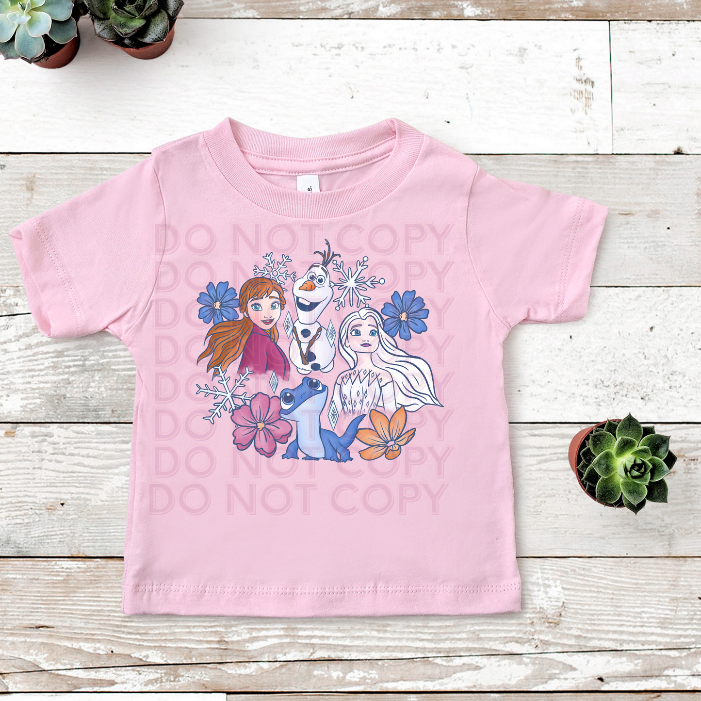 Ice Queen and Friends Toddler Youth DTF Tee Grape Vine Wholesale