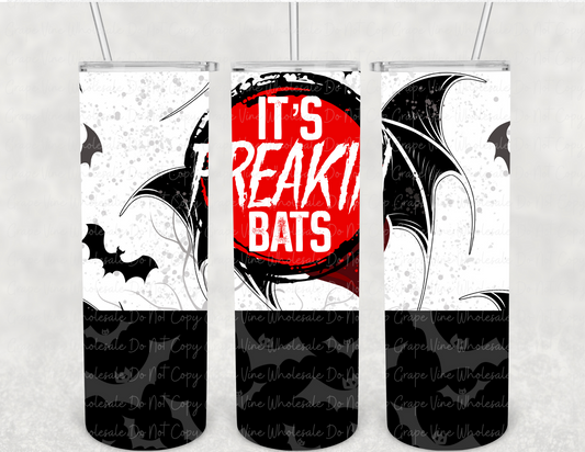 It's Freakin Bats 20oz Skinny Tumbler Grape Vine Wholesale