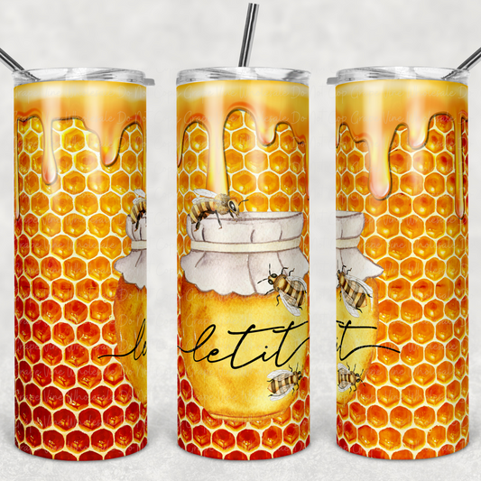 Let It Bee 20oz Skinny Tumbler Grape Vine Wholesale