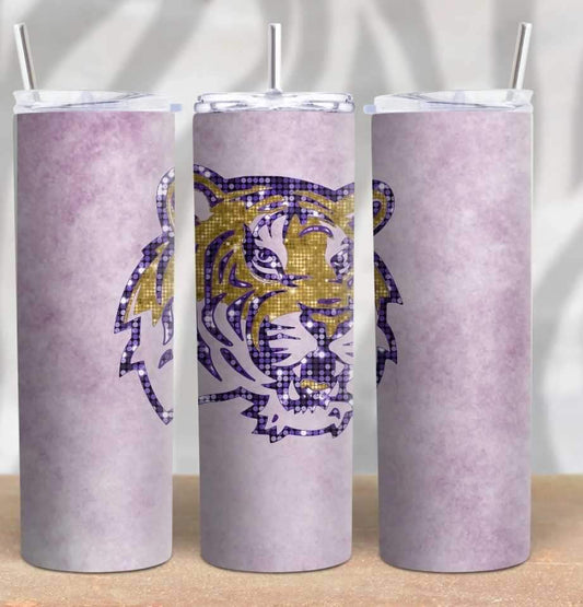 Luxe Tiger 20oz Skinny Tumbler Grape Vine Wholesale