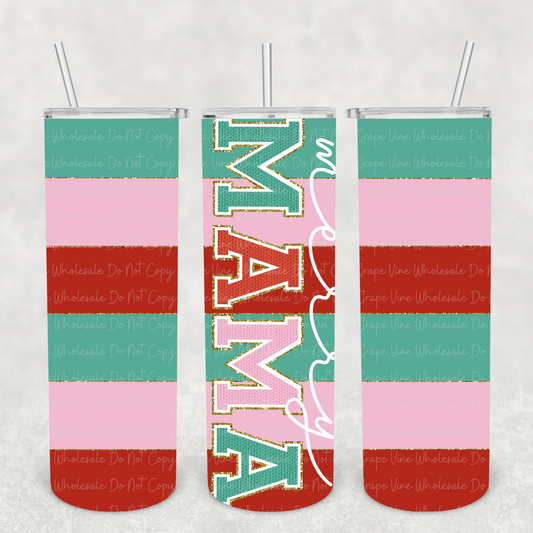 Merry Mama 20oz Skinny Tumbler Grape Vine Wholesale