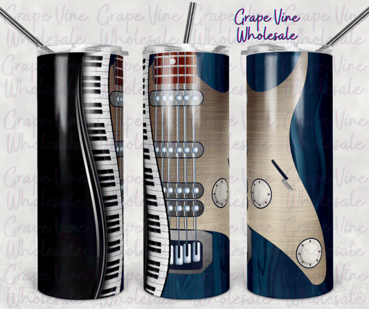 Music Is My Escape 20oz Skinny Tumbler Grape Vine Wholesale