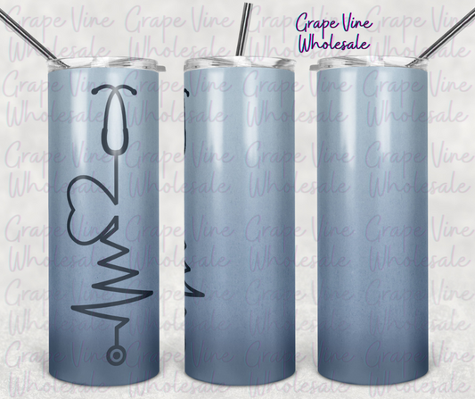 Nurse Life, But Ombre 20oz Skinny Tumbler template Grape Vine Wholesale