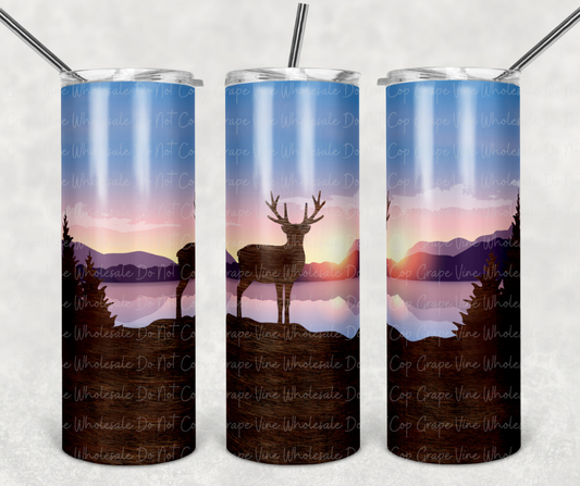 O Deer! 20oz Skinny Tumbler Grape Vine Wholesale