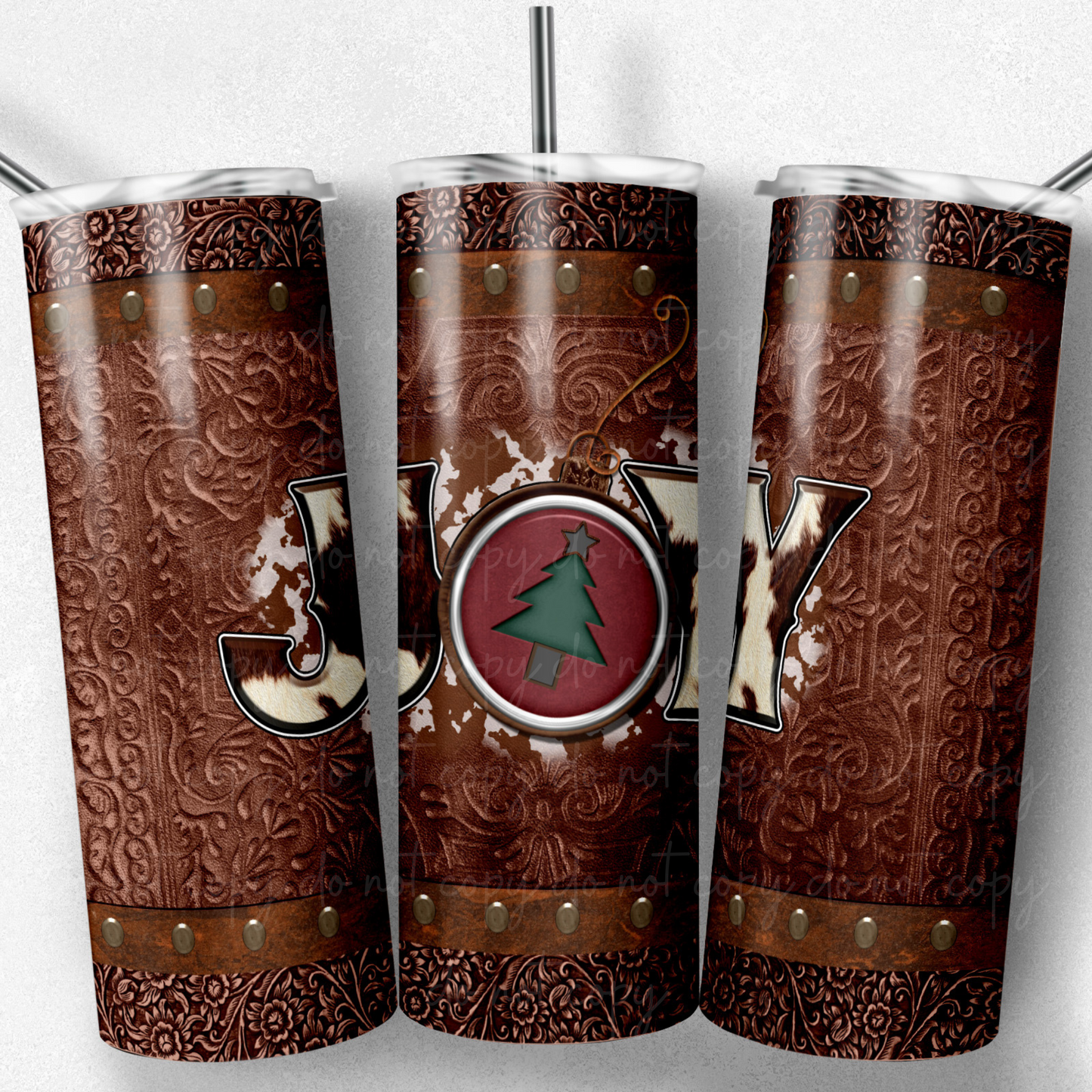 Rustic JOY 20oz Skinny Tumbler Grape Vine Wholesale