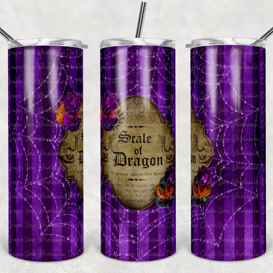 Scale Of Dragon 20oz Skinny Tumbler Grape Vine Wholesale