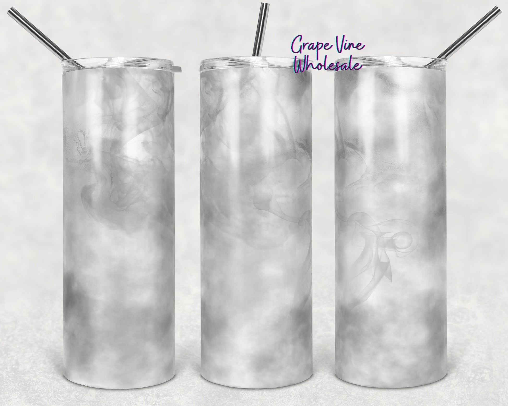 Smoke Mock 20oz Skinny Tumbler Grape Vine Wholesale