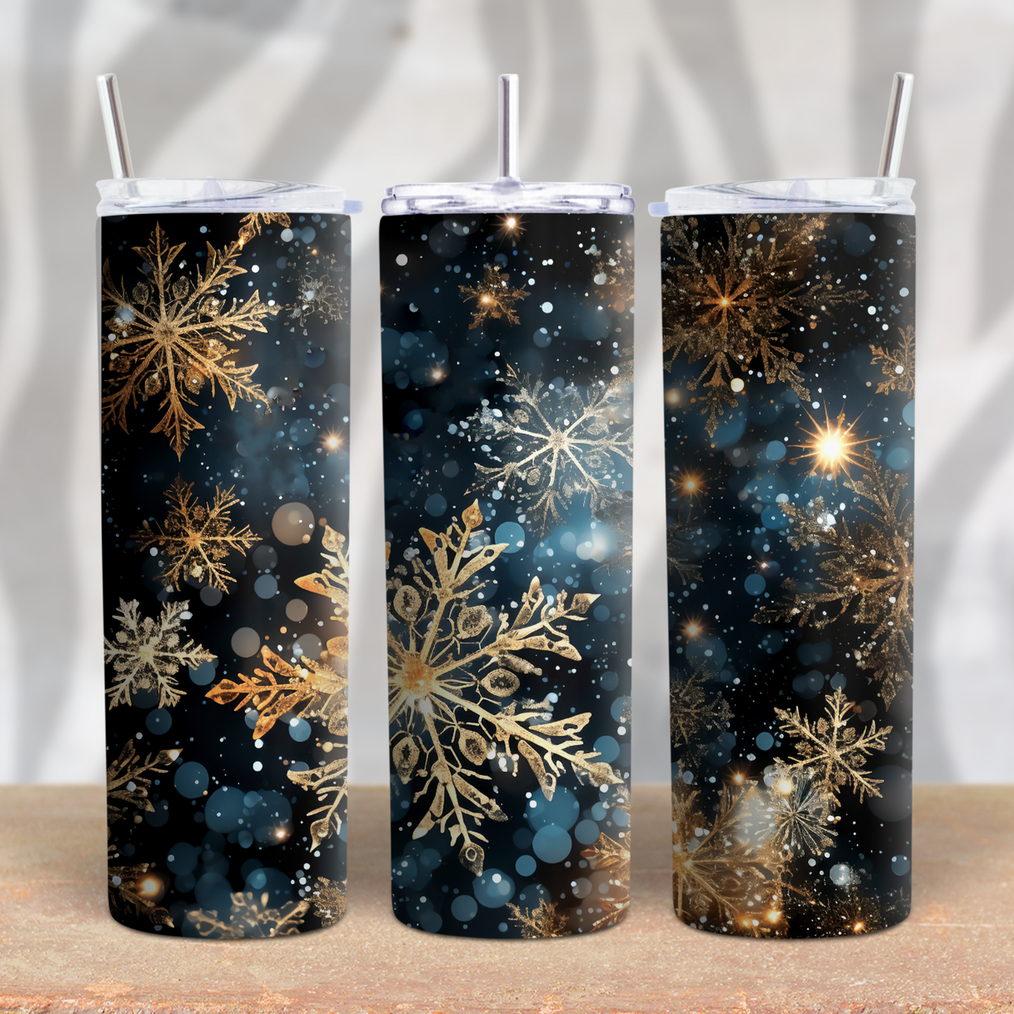 Snowflakes in the Milkyway (2023) 20oz Skinny Tumbler Grape Vine Wholesale