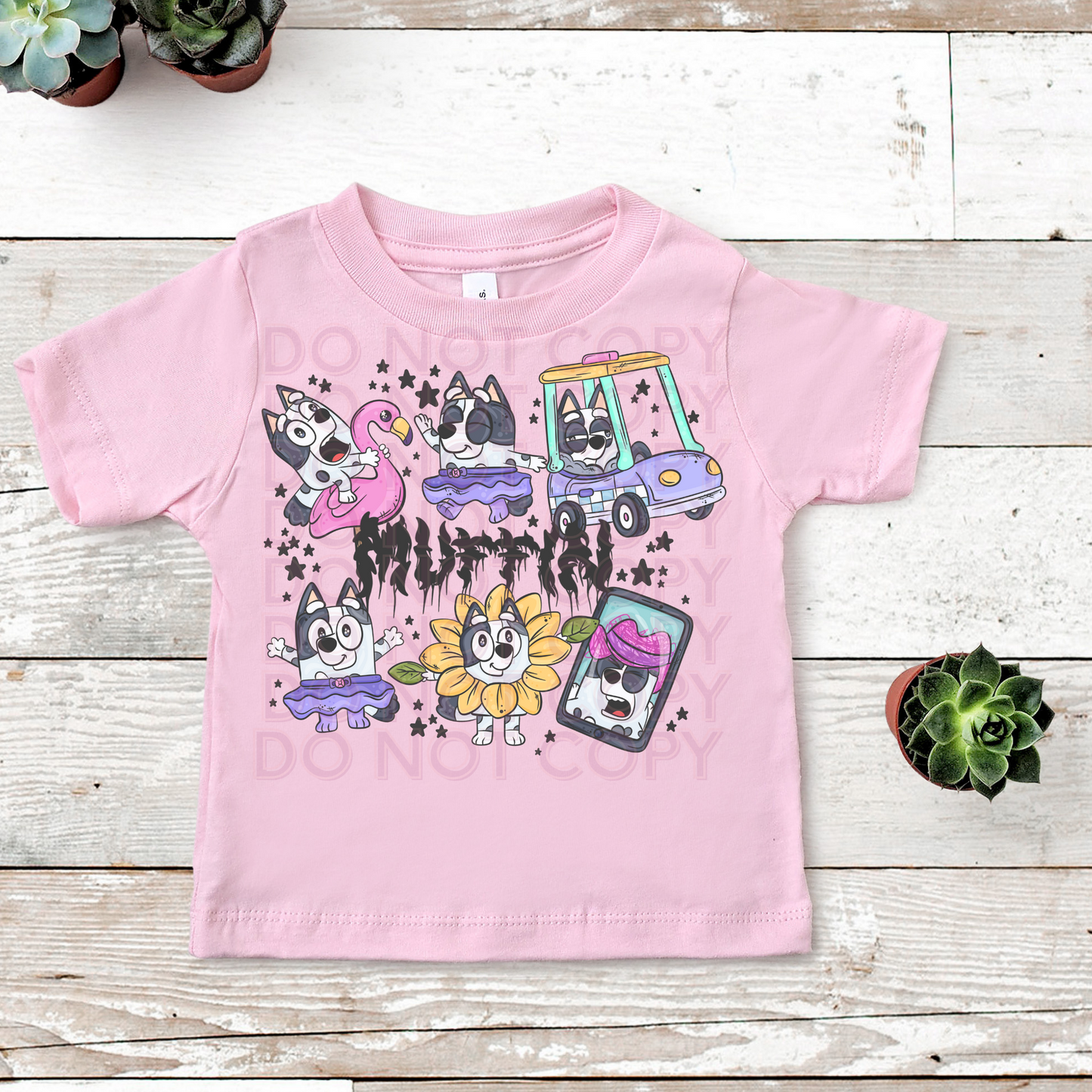 Springy Muffin Toddler DTF Tee Grape Vine Wholesale