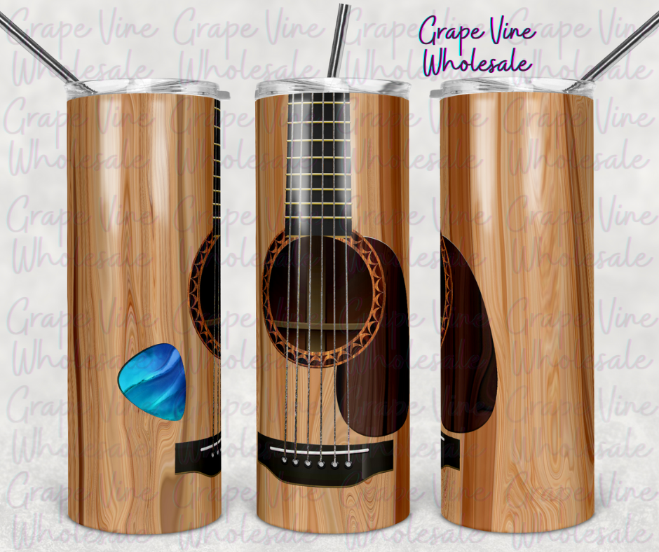 Strum With Me 20oz Skinny Tumbler Grape Vine Wholesale