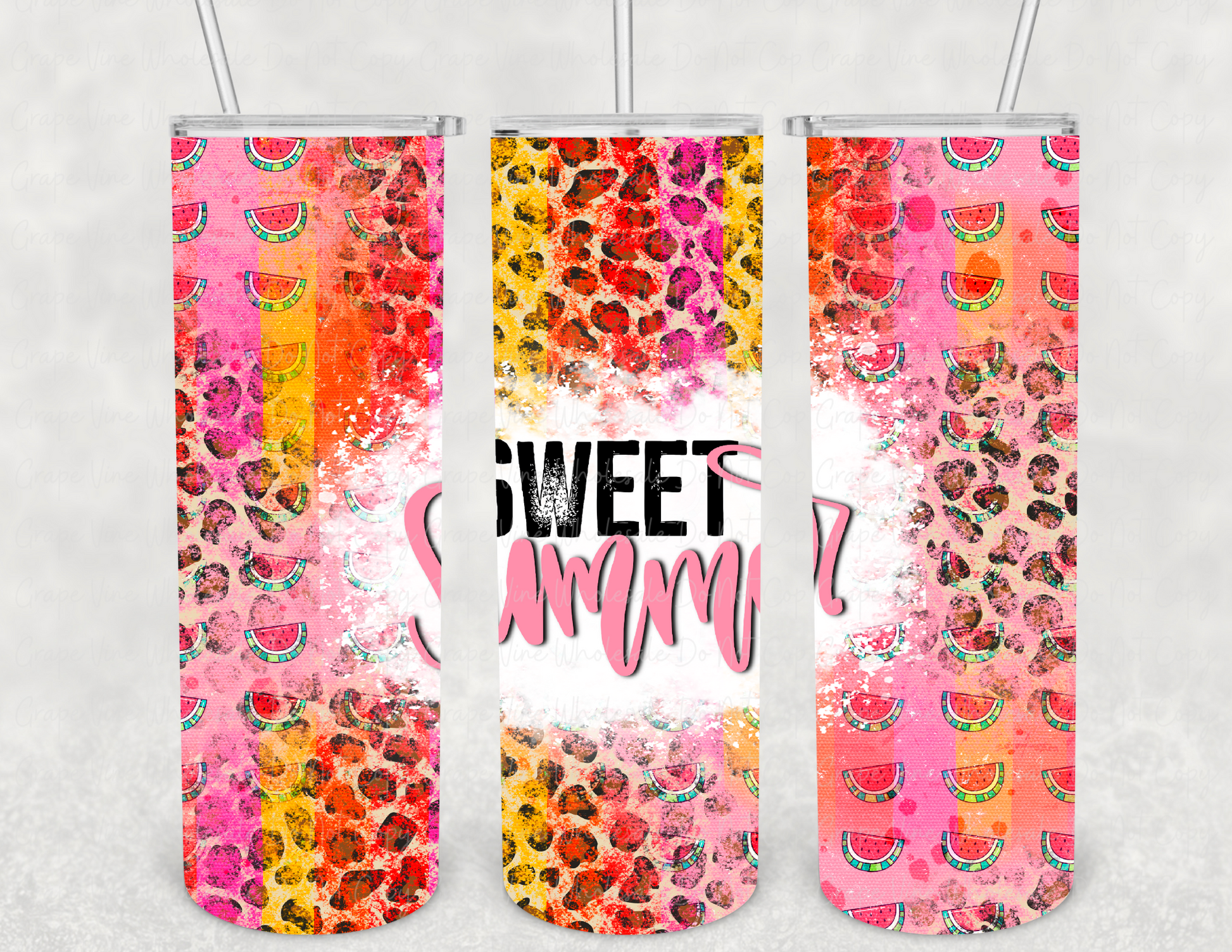 Sweet Summer 20oz Skinny Tumbler Grape Vine Wholesale