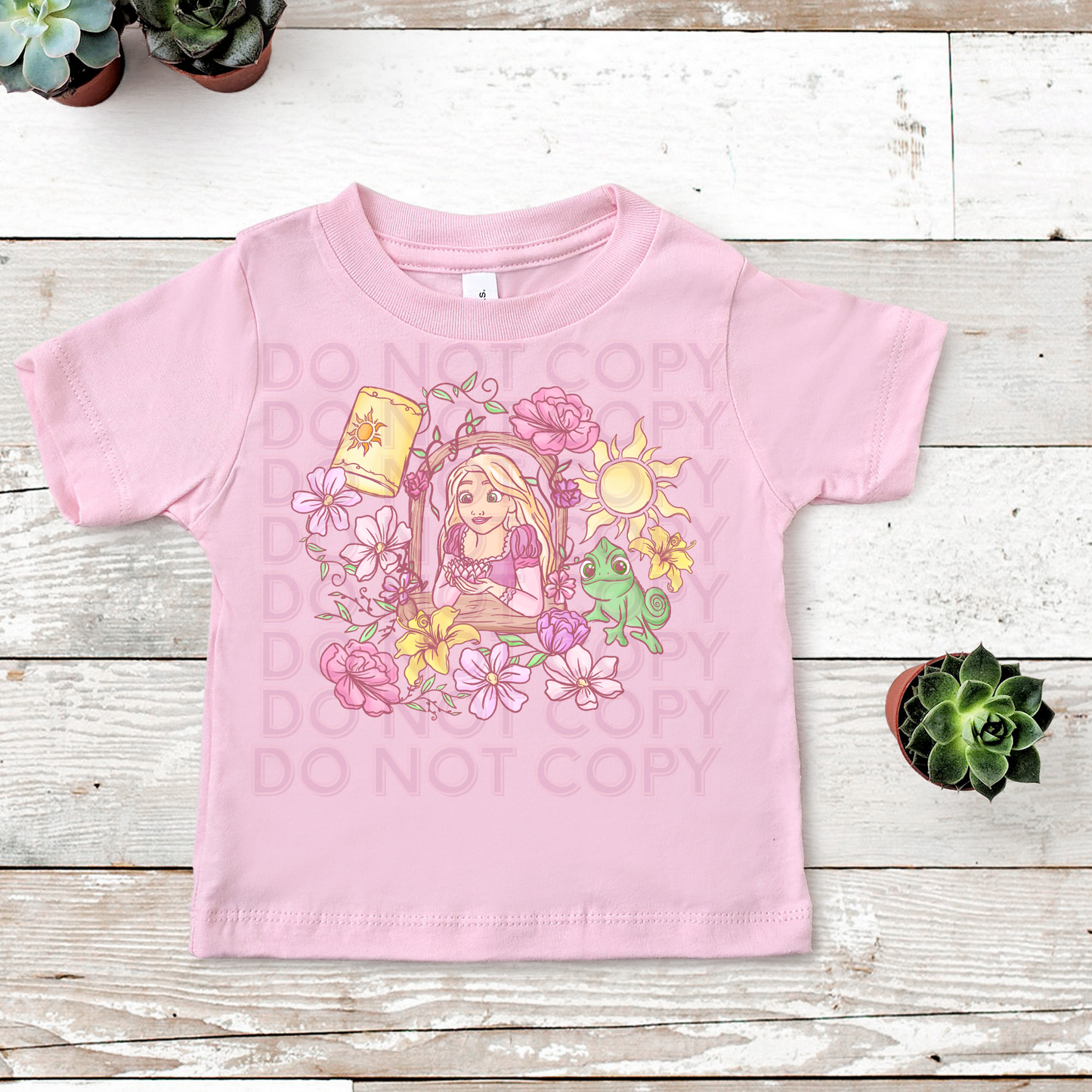 Tangled- Toddler DTF Tee Grape Vine Wholesale