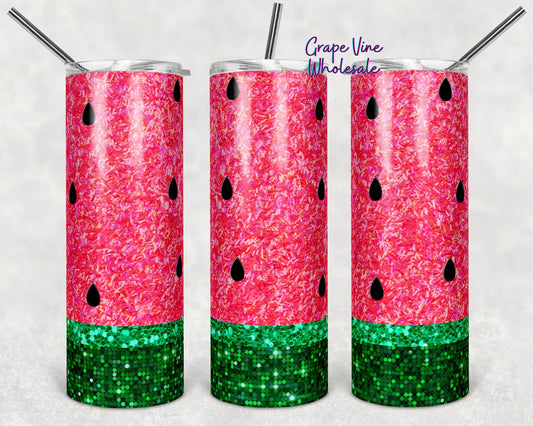 Watermelon Sugar High 20oz Skinny Tumbler Grape Vine Wholesale