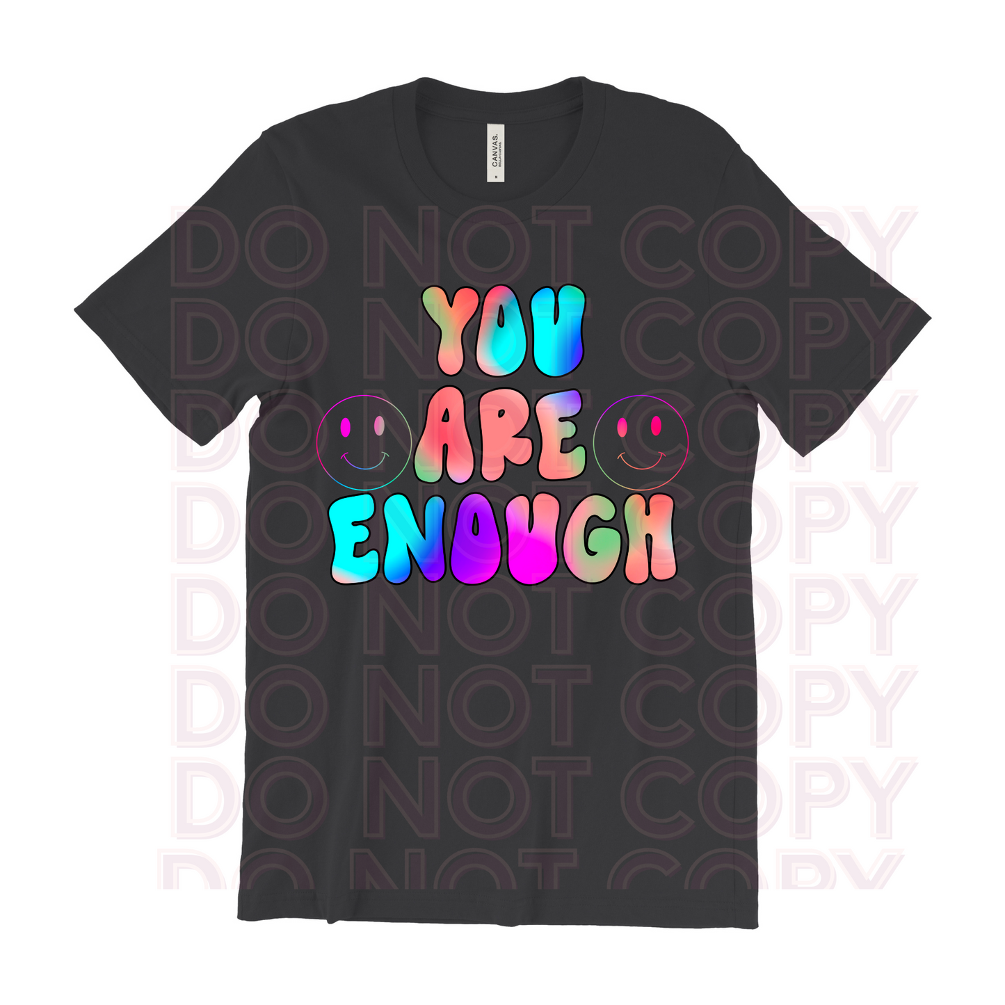 You Are Enough Short Sleeve Tee Grape Vine Wholesale